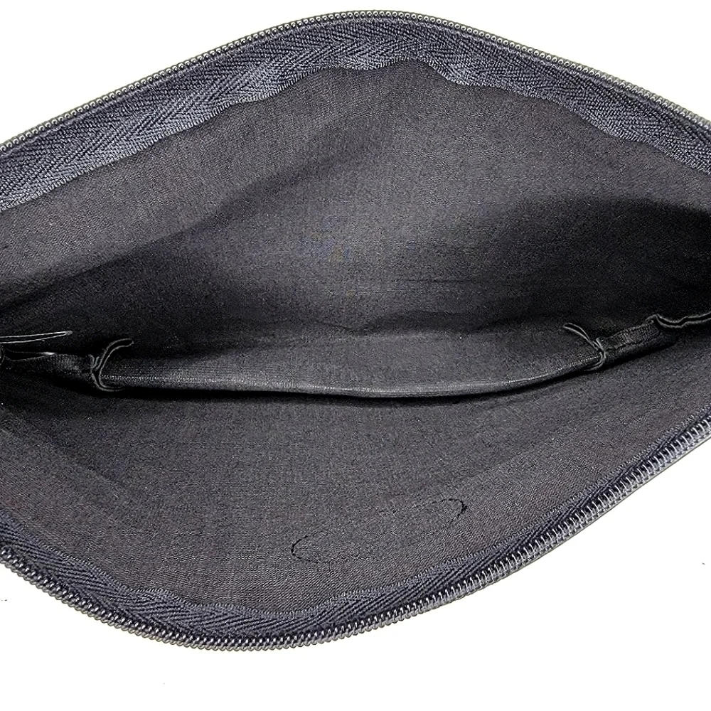 New Estee Lauder Women's Small Accessory Case Black Animal Print w/ Zipper - Picture 7 of 9